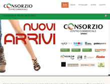 Tablet Screenshot of consorziocenter.com